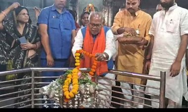 लोकसभा चुनाव में जीत हासिल करने के लिए राजनेता भगवान की शरण में पहुंच रहे, अब मांझी पहुंचे विष्णु की शरण में