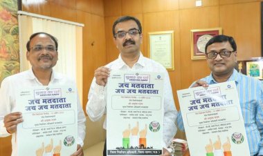 मुख्य निर्वाचन पदाधिकारी ने मतदाता जागरूकता गीत का किया विमोचन