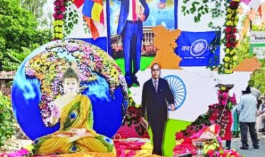 महारैली और धूमधाम से बौद्ध समाज ने अंबेडकर जयंती मनाई