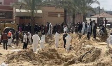 नासेर अस्पताल में मिली सामूहिक क़ब्र पर इसराइल ने नकारे आरोप