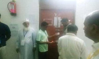 मतदान सामग्री को स्ट्रांग रुम में किया सील