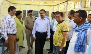 मुख्य निर्वाचन पदाधिकारी श्री राजन ने देवास में मतगणना स्थल का किया निरीक्षण