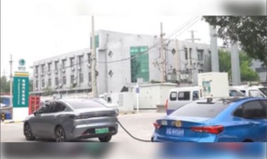 पेइचिंग में सुपर चार्जिंग स्टेशनों को काम में लाया गया