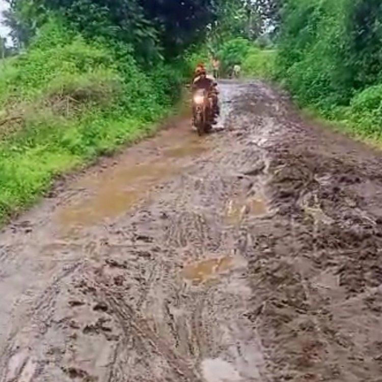 बाकड़ी से हिवरा फाटा तक रोड खराब:ग्रामीण बोले- हर बार जनप्रतिनिधियों से सिर्फ मिलता है आश्वासन