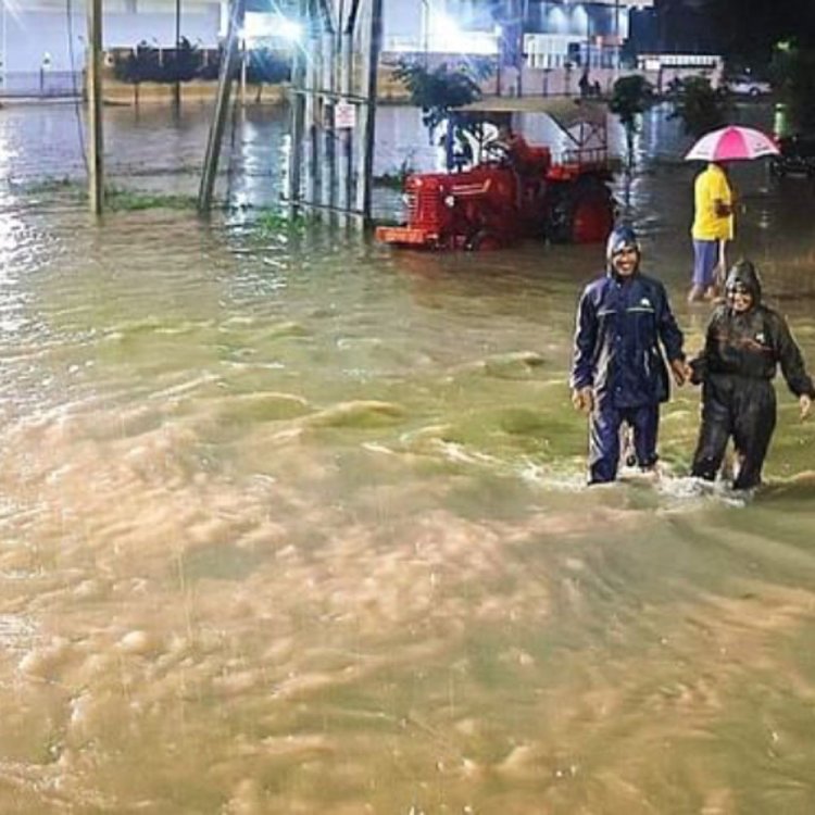 इंदौर में आज दिनभर हल्की बारिश के आसार:यशवंत सागर को छोड़ सभी तालाब खाली, सड़कें सूखते ही मैदान में नजर आए महापौर और अधिकारी