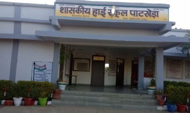 पाटखेड़ा स्कूल की प्राचार्य ने बदली तस्वीर:गार्डन, पेंटिंग और सुंदर स्लोगन से सुसज्जित किया विद्यालय