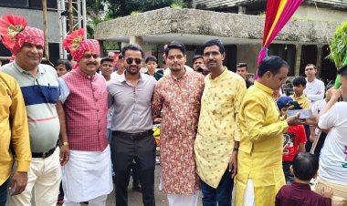 संत हिरदाराम नगर में रामदेव बाबा जन्मोत्सव मनाया गया:रात्रि जागरण में राजस्थानी भजनों ने समां बांधा, हुजूर विधायक रहे मौजूद