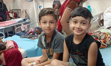 चूहा मारने रखी दवा बच्चों ने भभूत समझकर खाई:चारों को उल्टियां होने पर पता चला तो अस्पताल लाए