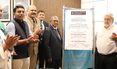 इम्पैक्ट फीचर:जागरण लेकसिटी यूनिवर्सिटी में शुरू हुआ सेंटर फॉर सस्टेनेबल एंड रिस्पॉन्सिबल टूरिज्म