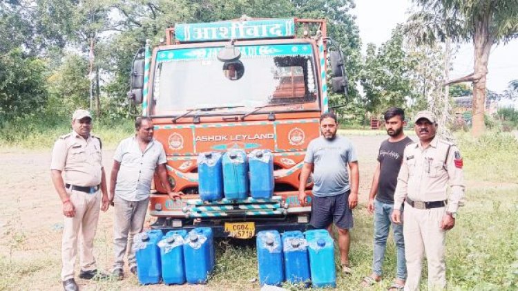 खड़ी ट्रकों से डीजल चोरी, 3 आरोपी गिरफ्तार