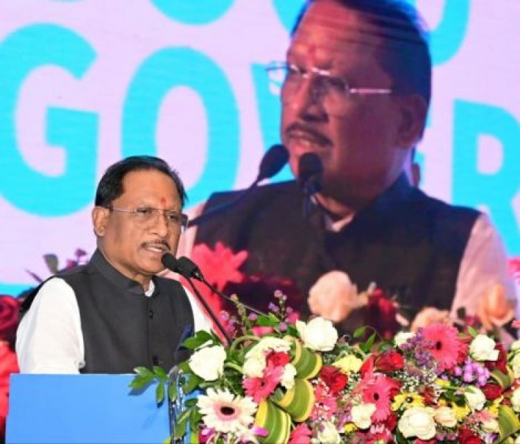 सरोकार से सरकार तक छत्तीसगढ़ में शुरू होगी मुख्यमंत्री गुड गवर्नेंस फेलो योजना, गुड गवर्नेंस रीजनल कॉन्फ्रेंस में मुख्यमंत्री श्री साय ने की घोषणा, छत्तीसगढ़ के मूलनिवासी छात्रों के लिए पब्लिक पॉलिसी एण्ड गवर्नेस में मास्टर पाठ्यक्रम होगा शुरू, मुख्यमंत्री श्री साय और केन्द्रीय राज्य मंत्री डॉ. जितेन्द्र सिंह ने समापन सत्र को किया सम्बोधित