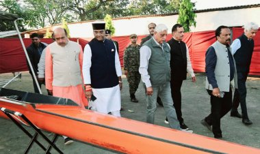 मंत्री सारंग ने कोसमघाट में वाटर स्‍पोर्ट के लिए किया स्‍थल निरीक्षण