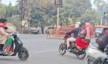 उज्जैन में बादलों के बीच छुपा सूरज:सर्द हवाओं से ठंडक; 24 घंटे में रात का पारा ढाई डिग्री बढ़ा