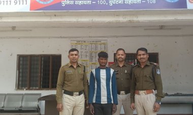 बैतूल में सात महीने से फरार चोरी का आरोपी गिरफ्तार:निर्माणधीन मकान से चुराई थी लोहे की प्लेटें, तीन आरोपी पहले पकड़ाए