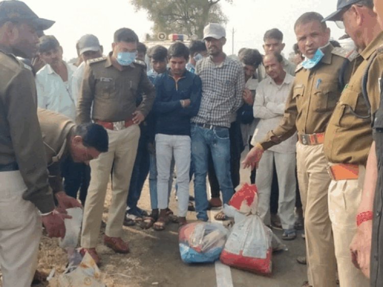 खरगोन में तुअर के खेत में मिला कंकाल:महिला की शिनाख्त नहीं, खंडवा मेडिकल कॉलेज भेजा