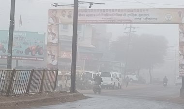 अशोकनगर में घना कोहरा:100 मीटर रही विजिबिलिटी, दिन में तेज धूप निकलने से सर्दी में राहत; अधिकतम पारे में बढ़ोतरी
