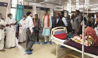 स्वास्थ्य मंत्री ने महारानी अस्पताल का किया निरीक्षण