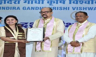 छत्तीसगढ़-रायपुर के कृषि विश्वविद्यालय का 10वां दीक्षांत समारोह, 4 हजार विद्यार्थियों को डिग्री और 16 को मिले गोल्ड मैडल
