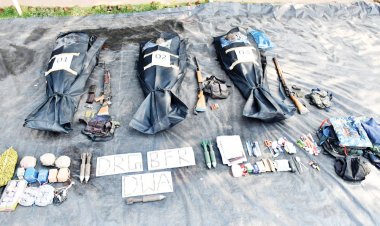 बीजापुर-दंतेवाड़ा की सरहद पर मुठभेड़, 25 लाख का ईनामी समेत 3 नक्सली ढेर