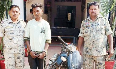 बाईक चोरी का आरोपी गिरफ्तार