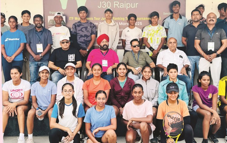 जे30 रायपुर आईटीएफ वल्र्ड टेनिस टूर जूनियर्स 2025 उद्घाटन समारोह एवं क्वालिफाइंग फाइनल