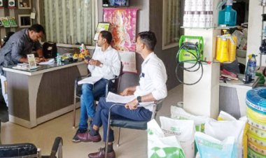 नियमों का उल्लंघन करने वाले खाद, बीज व कीटनाशी दवा व्यवसायियों पर कार्रवाई