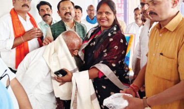 डॉ. अम्बेडकर सम्मान अभियान: अजा वर्ग का भाजपा ने किया सम्मान