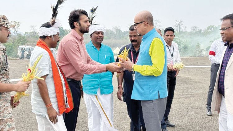 राज्यपाल का स्वागत