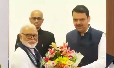 छगन भुजबल ने महाराष्ट्र मंत्री पद की शपथ ली, सीएम फडणवीस, डिप्टी सीएम शिंदे और अजित पवार उपस्थित थे