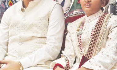 रुहान मेहता के दीक्षा महोत्सव का  शोभयात्रा  निकली