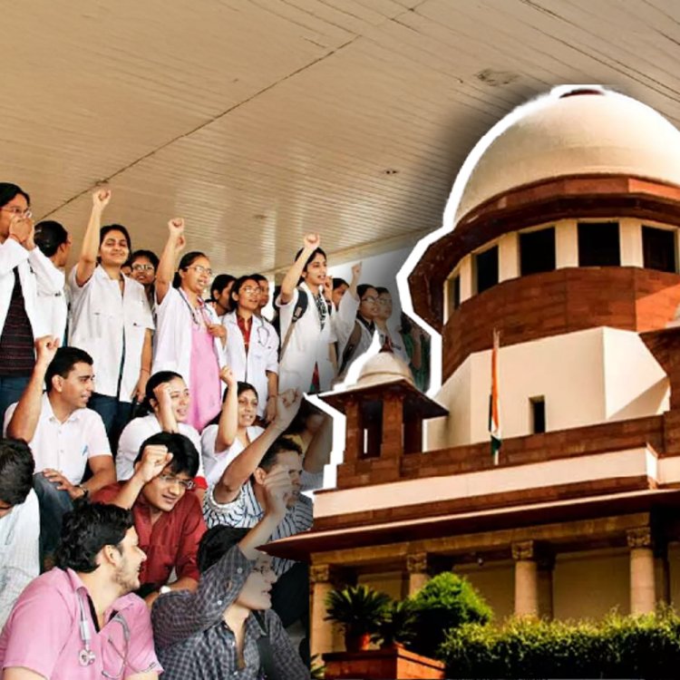 NEET PG से जुड़ी याचिकाओं पर SC में सुनवाई आज:स्‍टूडेंट्स की मांग- एक ही शिफ्ट में परीक्षा हो; क्‍वेश्‍चन पेपर, आंसर-की भी जारी हों