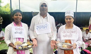 एनएचएम कर्मचारी इच्छा मृत्यु के लिए मजबूर