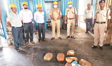 14 प्रकरणों के 4 लाख के मादक पदार्थों का नष्टीकरण