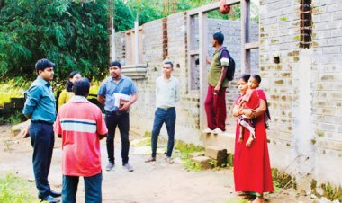 मुरतोंडा और गादीरास पंचायतों में जिला सीईओ का निरीक्षण