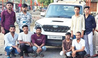 सडक़ जाम कर बर्थडे मना रहे नौ लडक़े गिरफ्तार