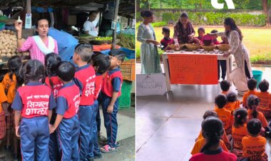 ट्रैफिक सिग्नल पर फूल-मालाएं बेचने वाले बच्चों के लिए स्कूल:नवी मुंबई में खुला शहर का पहला सिग्नल स्कूल; 45 बच्चों ने लिया एडमिशन