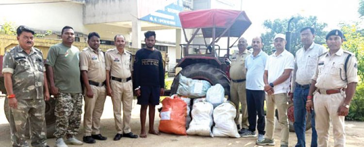 106 किलो गांजा की तस्करी करते आरोपी गिरफ्तार