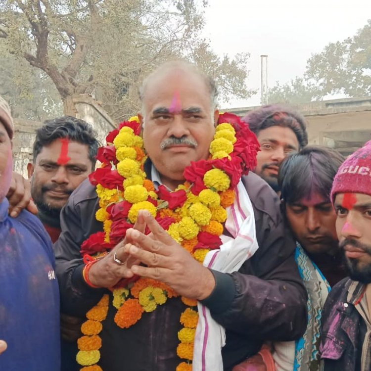 पन्नी सरपंच उपचुनाव परिणाम घोषित, महेंद्र मिश्रा जीते:322 मतों के अंतर से बने नए सरपंच