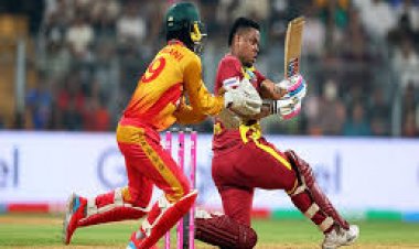 टी-20 वर्ल्ड कप: वेस्टइंडीज़ के हेटमायर की बल्लेबाज़ी ने ढाया कहर, ज़िम्बाब्वे की 107 रनों से बुरी हार
